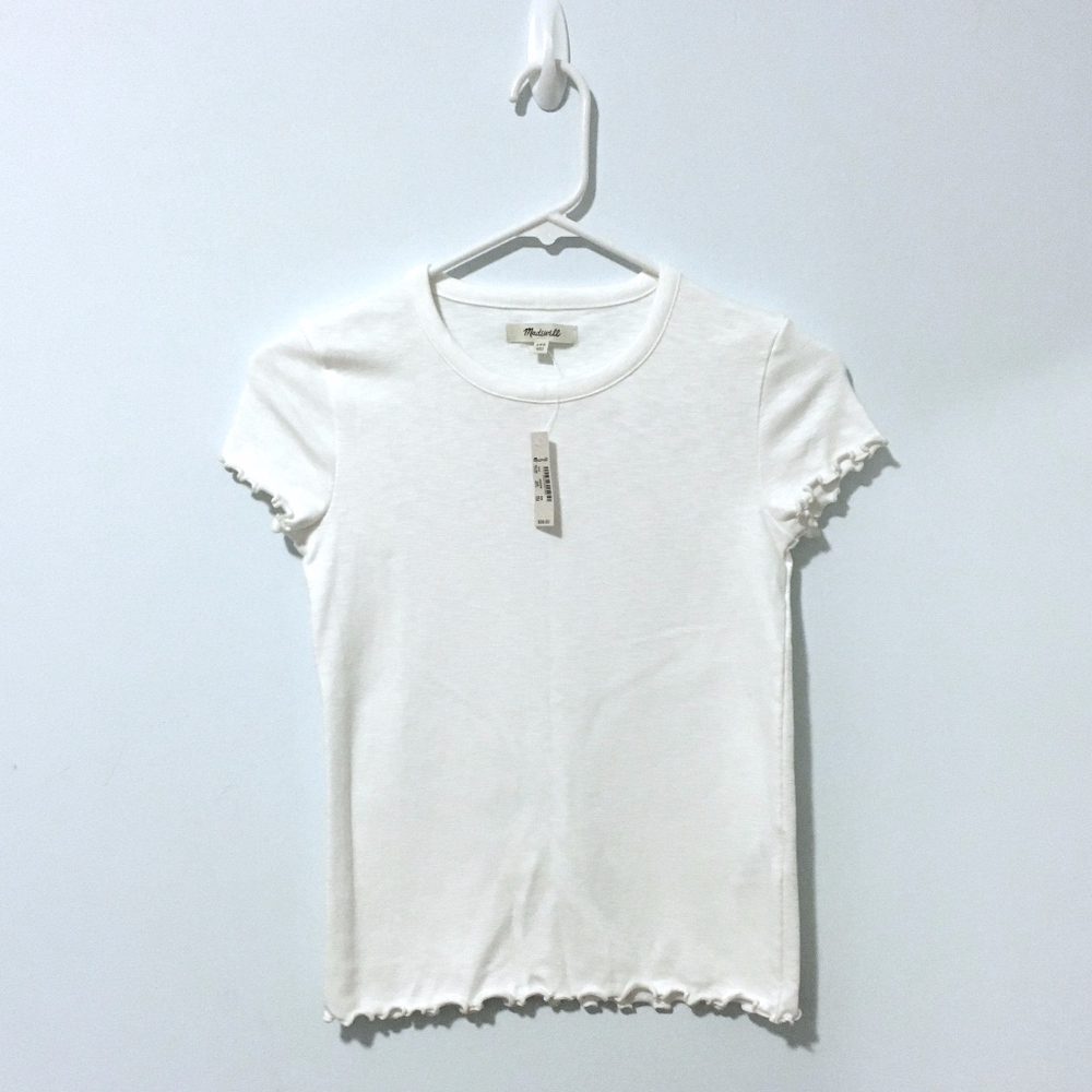 Madewell Ruffle Edge Top